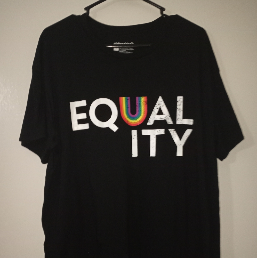 New Without Tags Unisex Take Pride Equality Tee Shirt.